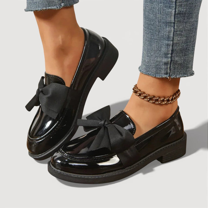 MAERYL – BOW DETAIL LOAFERS