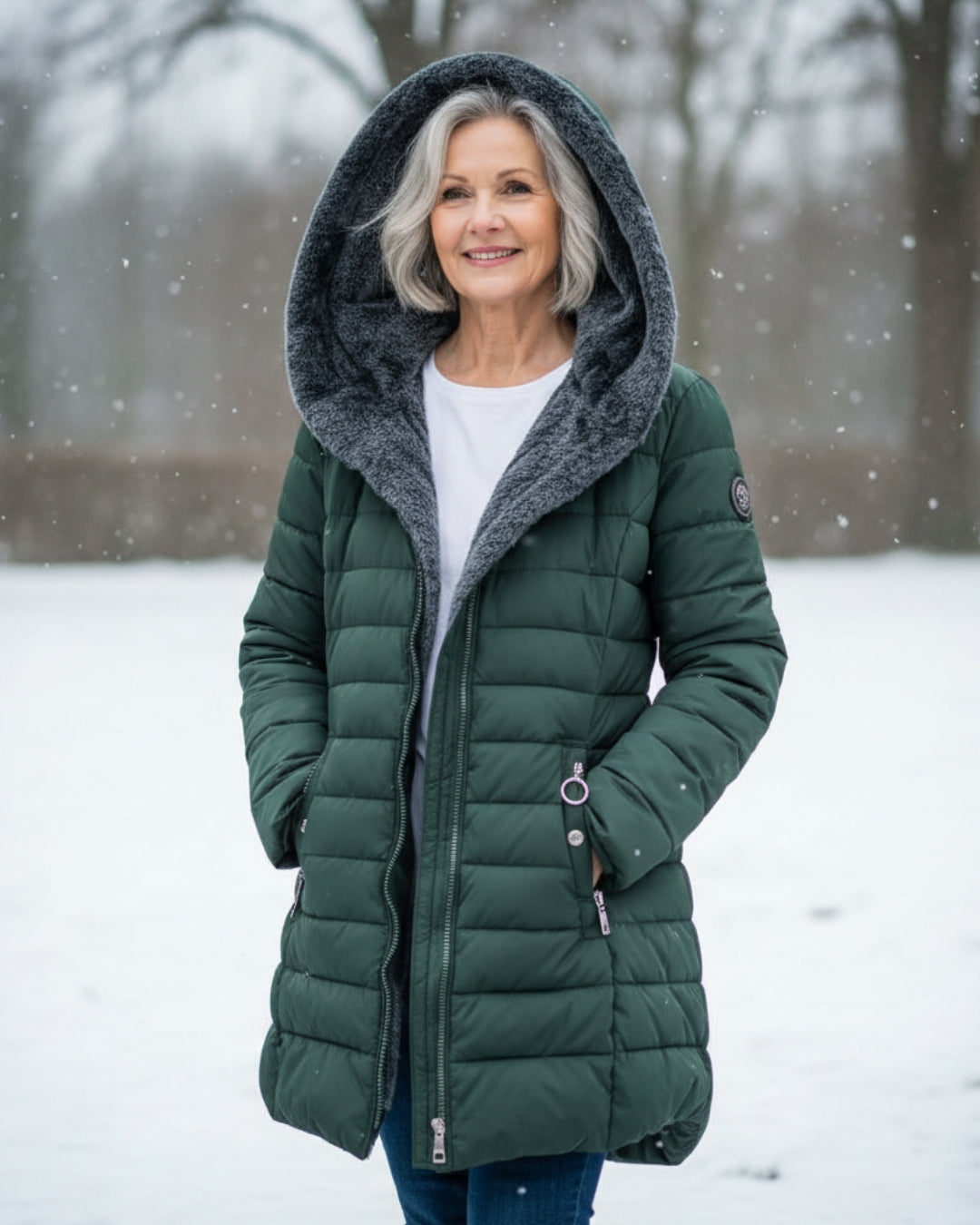 Fleece Lined Puffer Jacket
