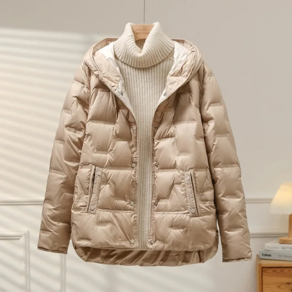Livia | Quilted Hooded Winter Jacket