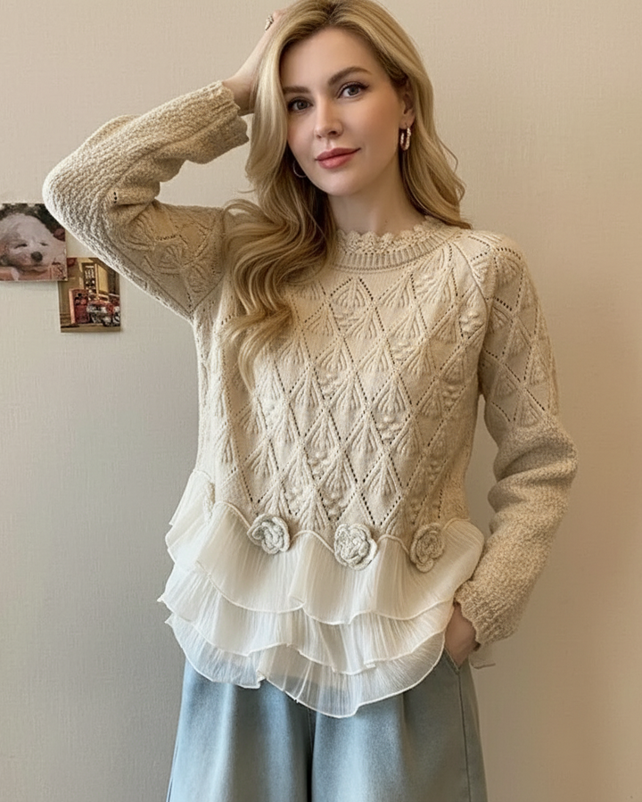 Taylor Ruffle Cardigan