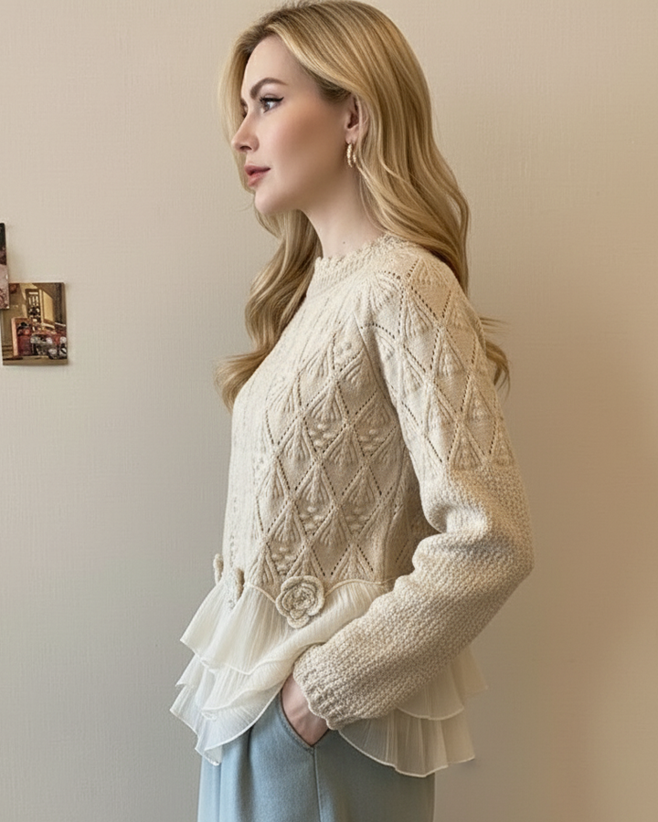 Taylor Ruffle Cardigan