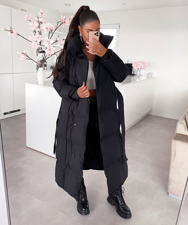 Elowen | Long Quilted Winter Coat