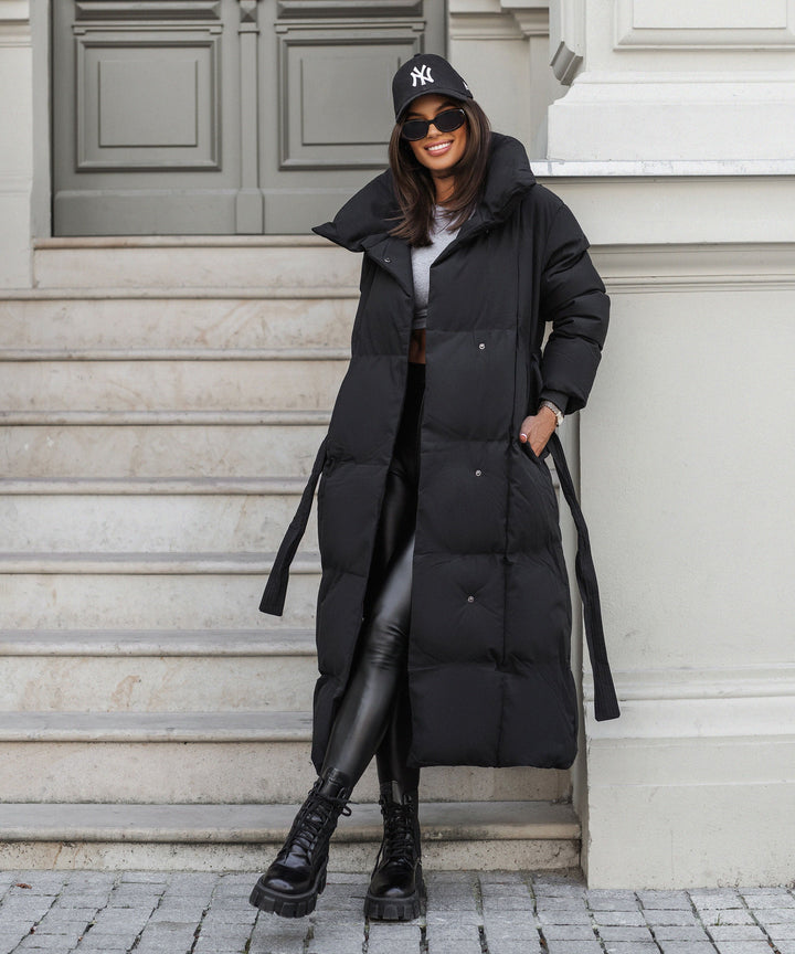 Elowen | Long Quilted Winter Coat