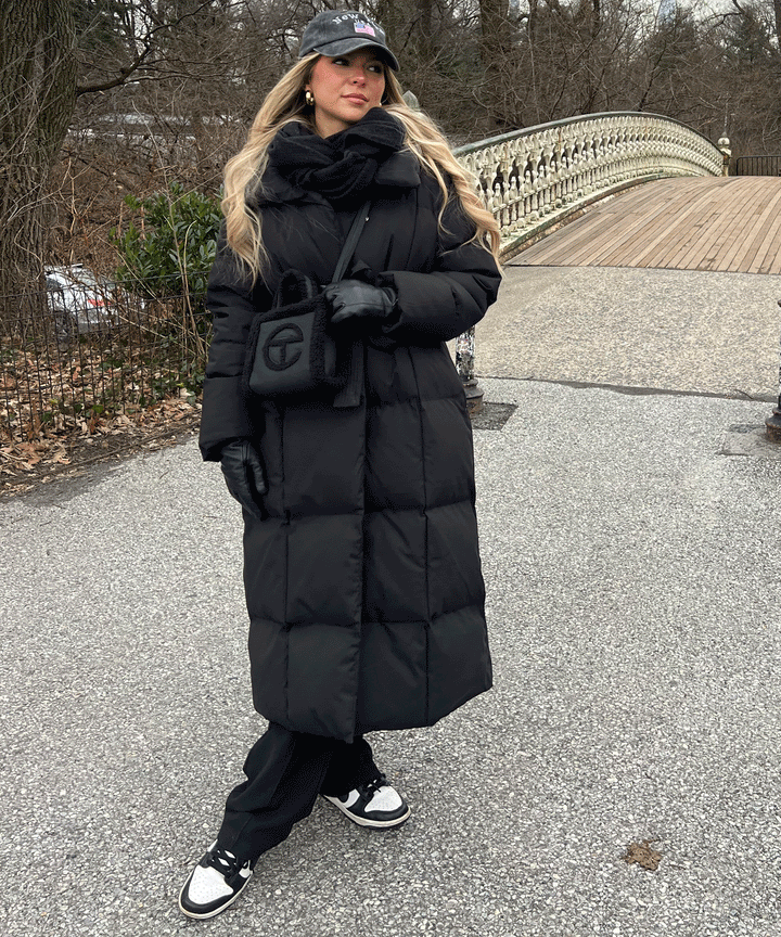 Elowen | Long Quilted Winter Coat