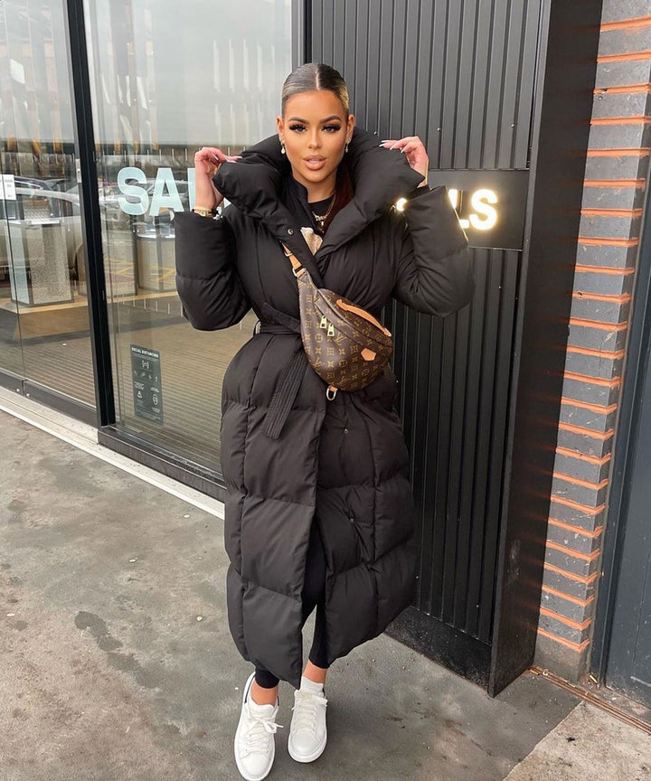 Elowen | Long Quilted Winter Coat
