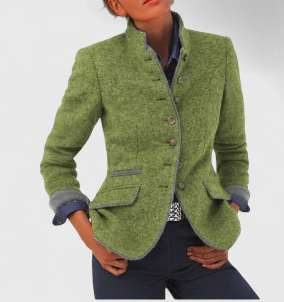 Vivienne – Women's Classic Wool Blend Blazer Limited Edition
