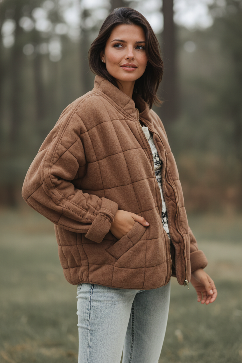 Juliette | Oversized Quilted Coat
