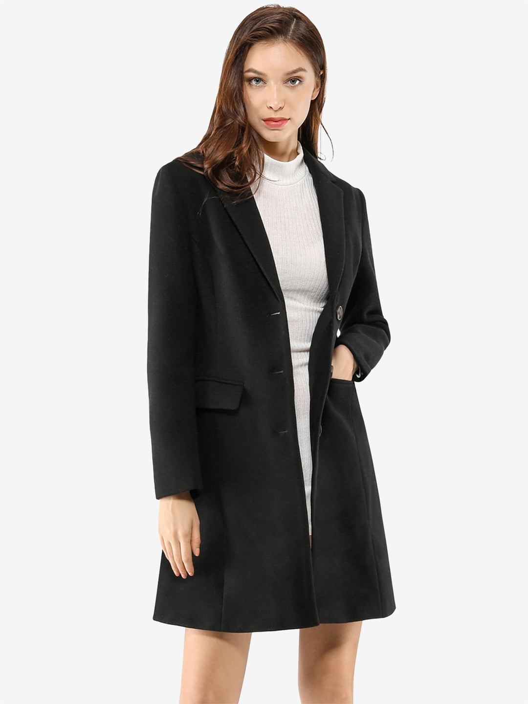 Marielle | Classic Wool Coat with Collar