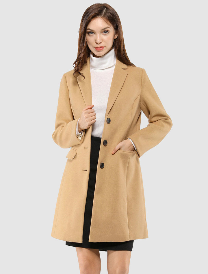 Marielle | Classic Wool Coat with Collar