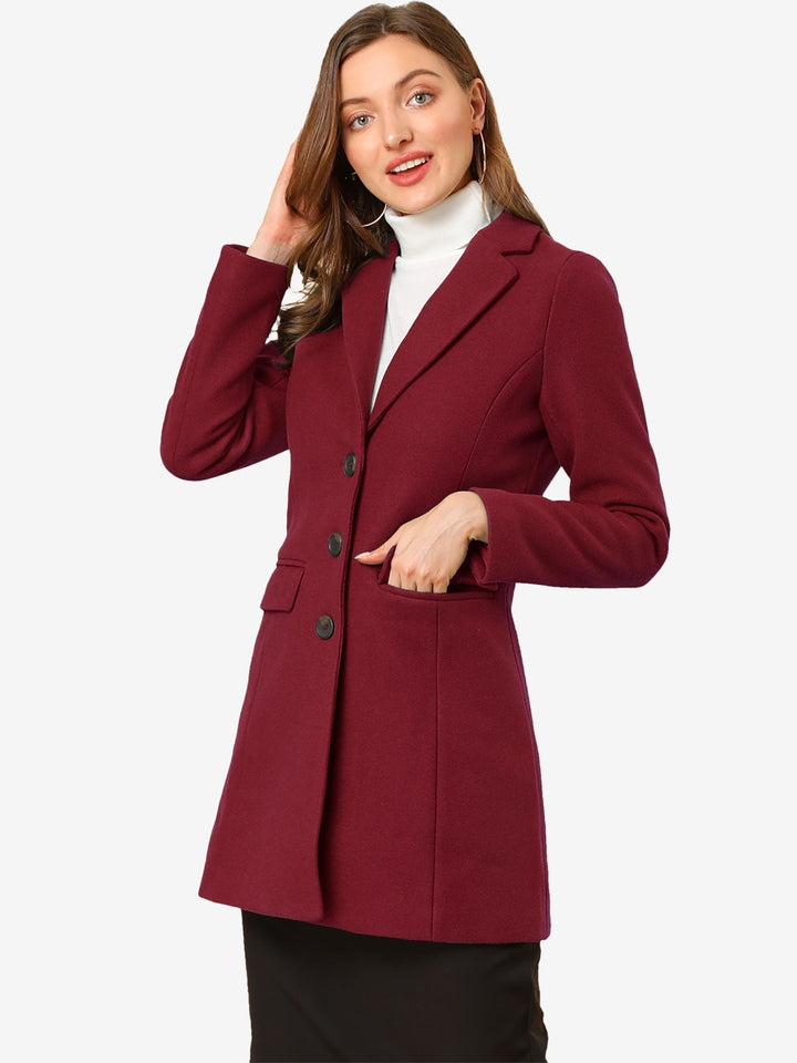 Marielle | Classic Wool Coat with Collar