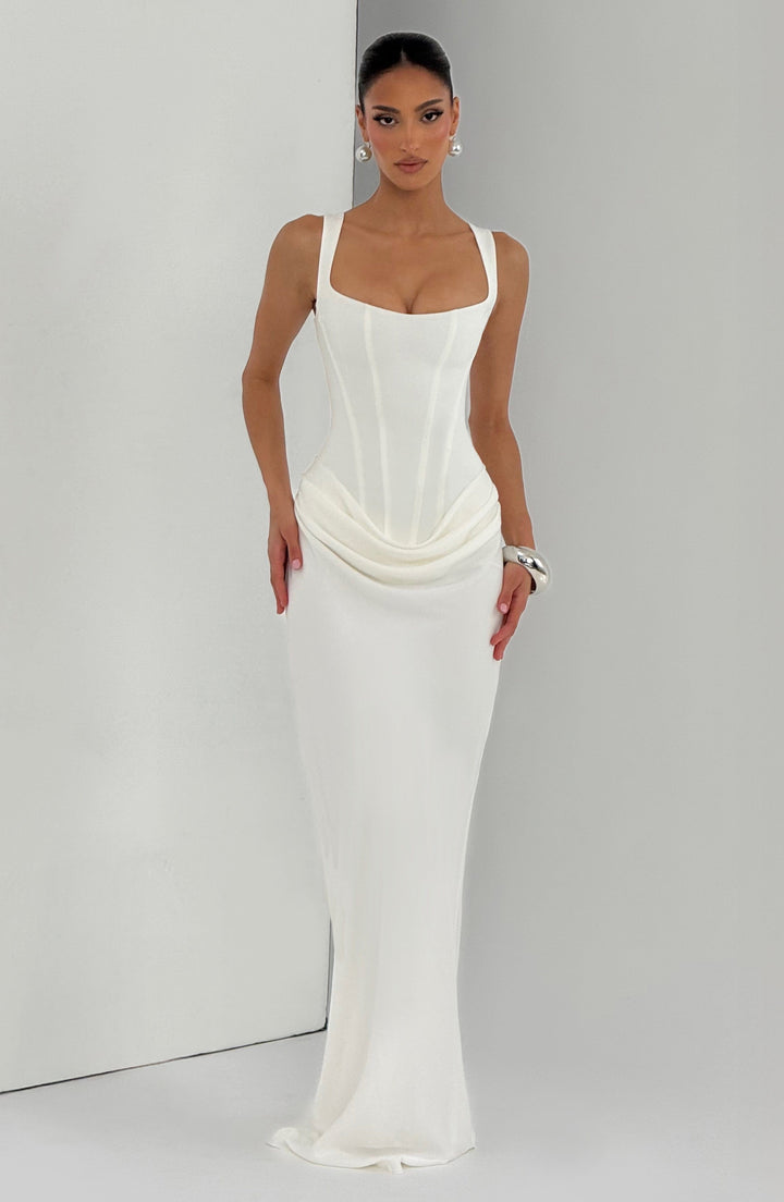 Leonor | Square-Neck Maxi Dress