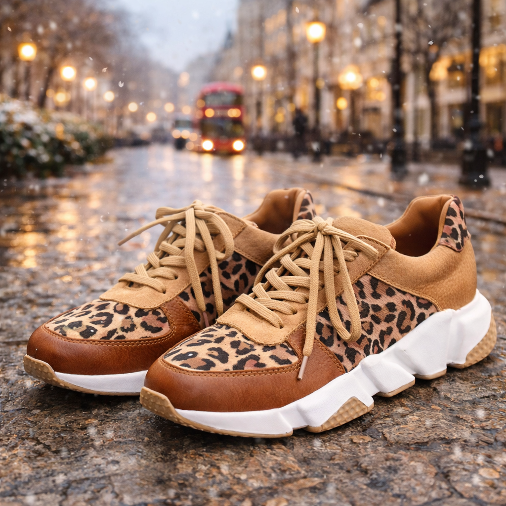 Crissa | Comfortable Leopard Sneakers