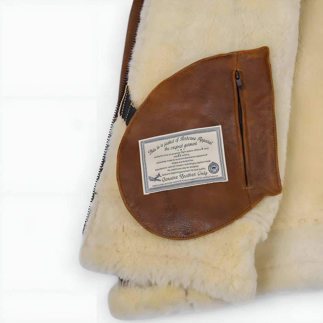 Aron™ | Bomber jacket with fur hood