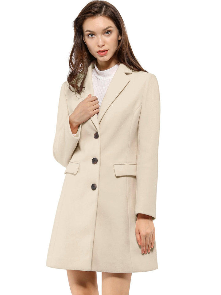Marielle | Classic Wool Coat with Collar