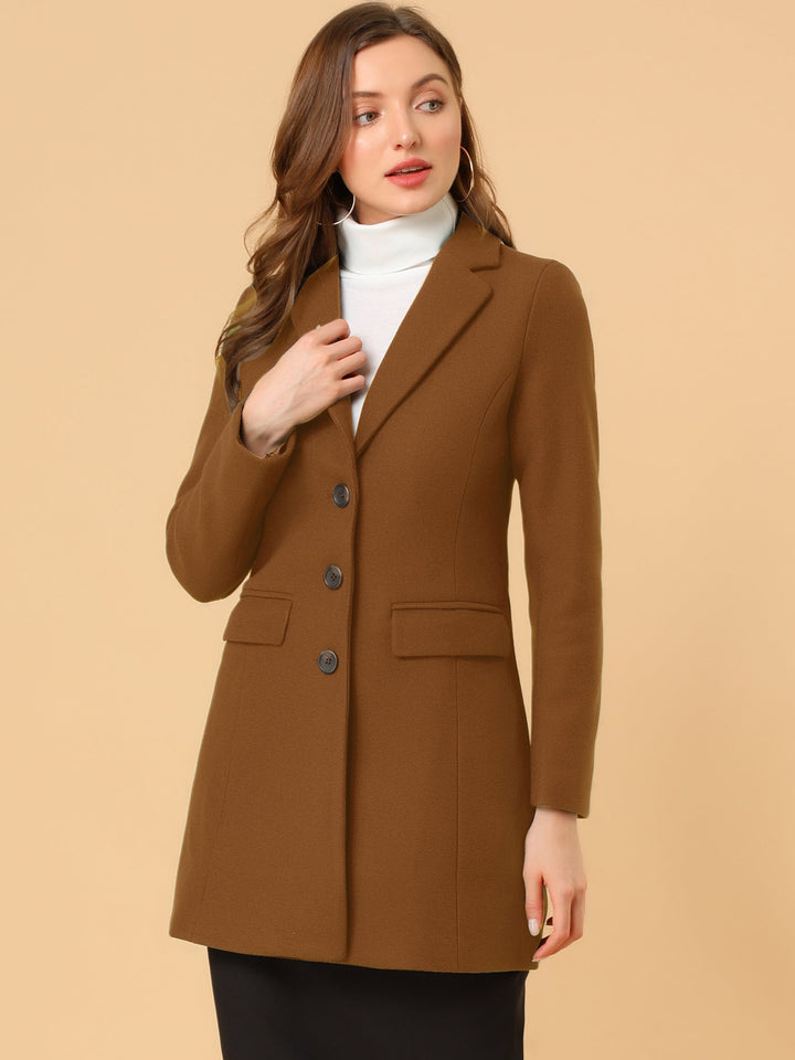 Marielle | Classic Wool Coat with Collar