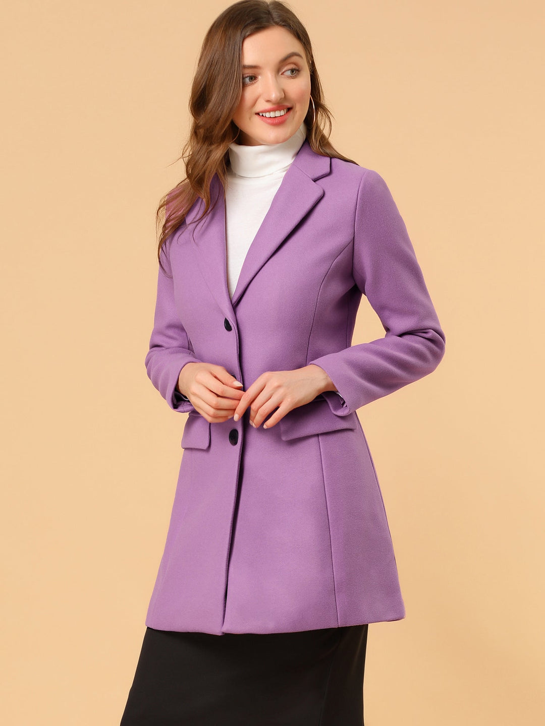 Marielle | Classic Wool Coat with Collar