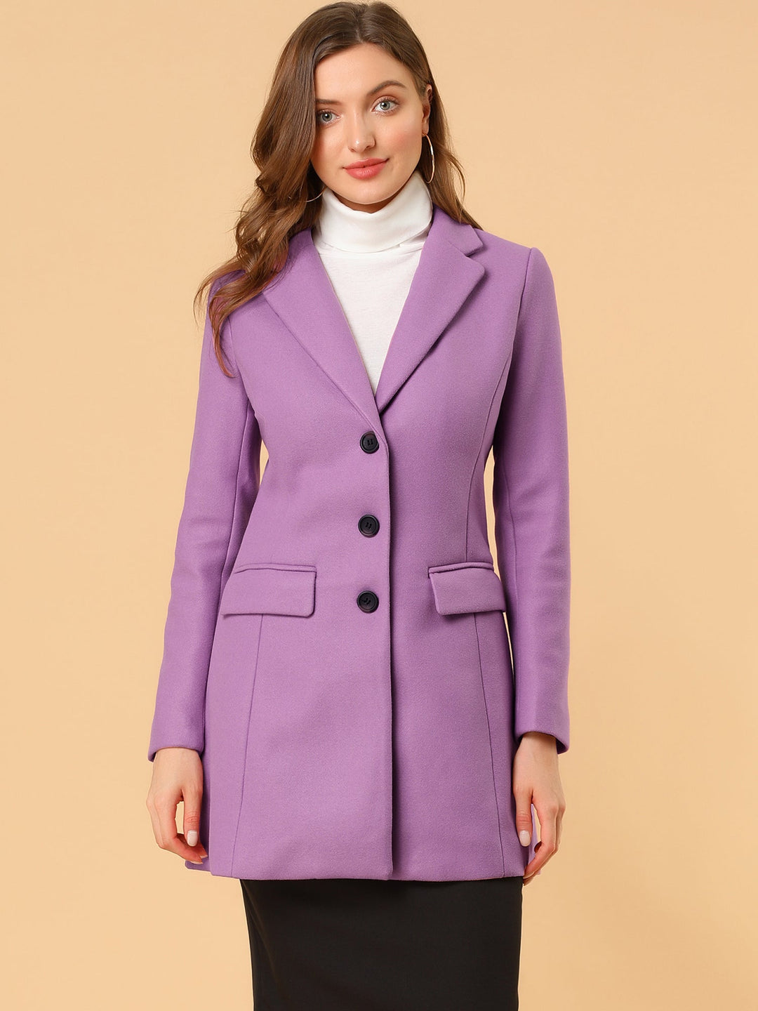 Marielle | Classic Wool Coat with Collar