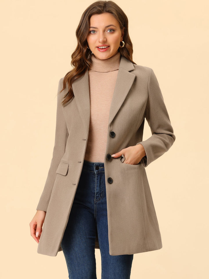Marielle | Classic Wool Coat with Collar
