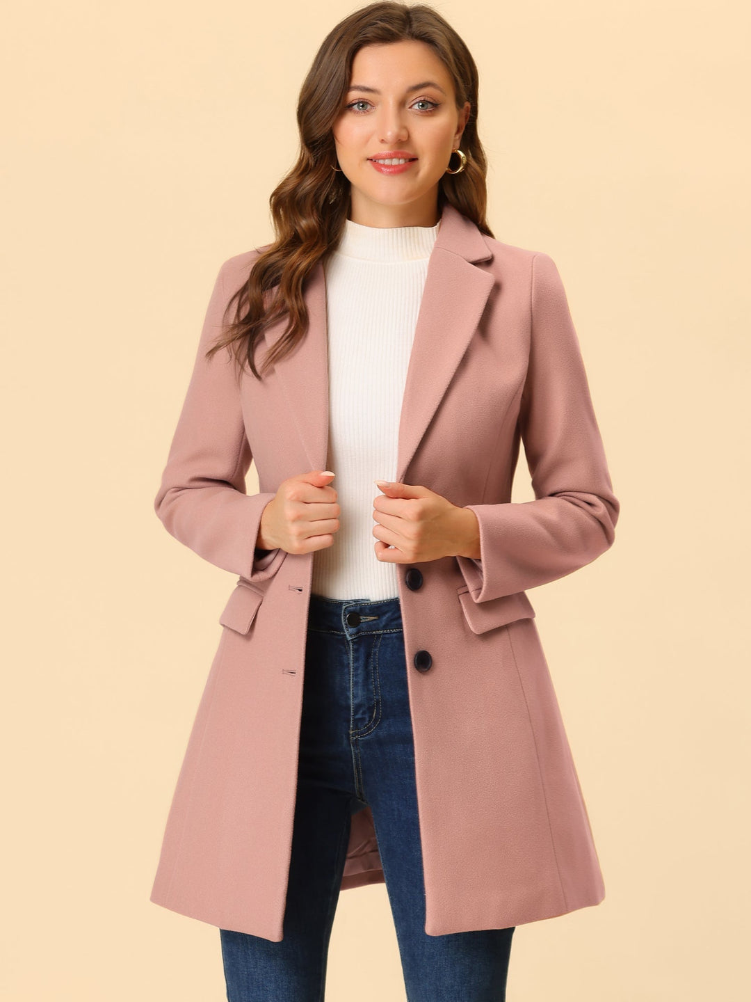 Marielle | Classic Wool Coat with Collar