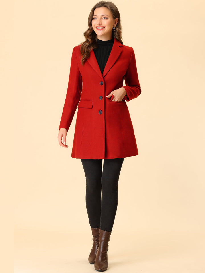 Marielle | Classic Wool Coat with Collar